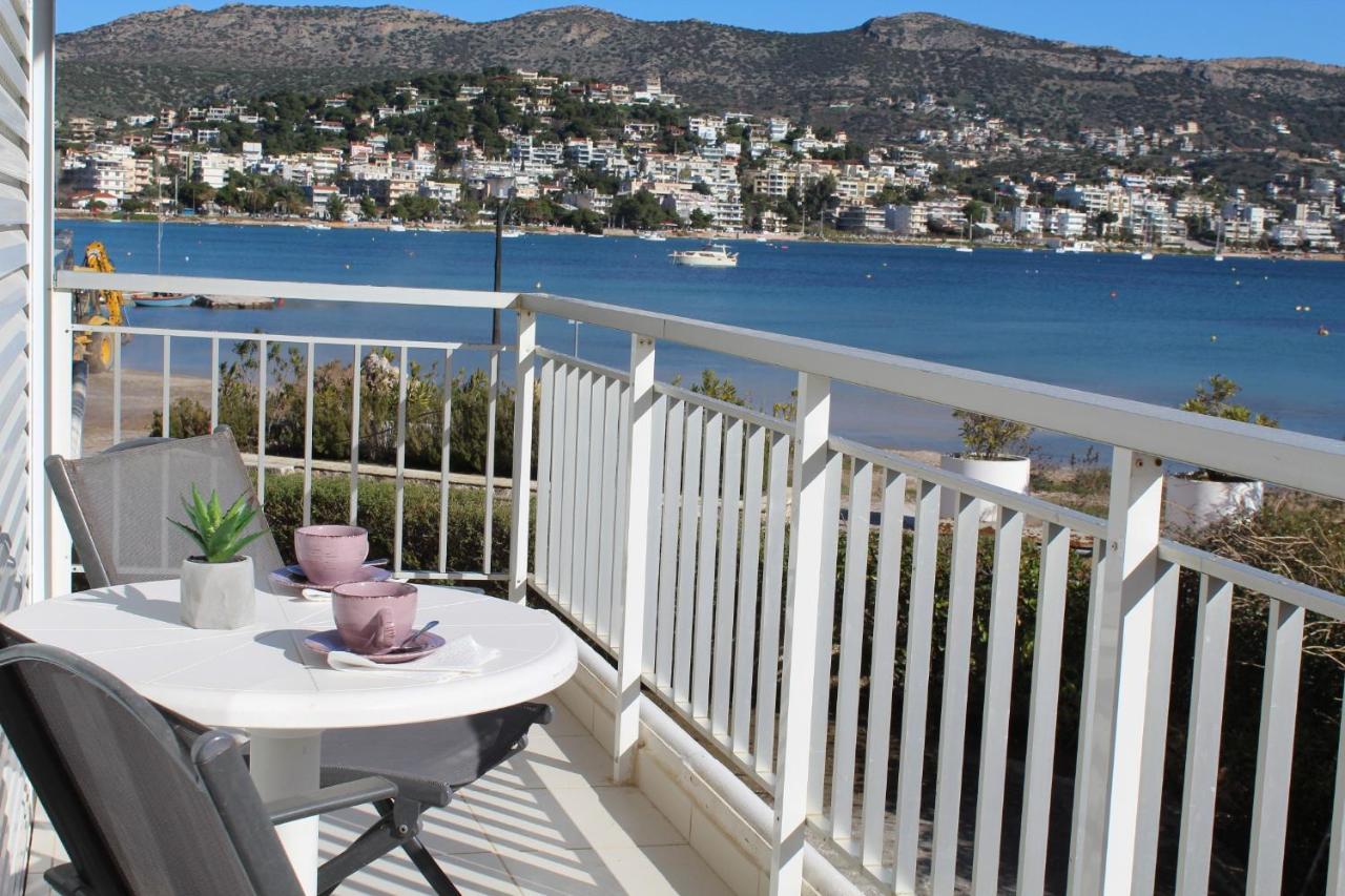 Apartments Mare Blu By The Sea. Porto Rafti Bagian luar foto