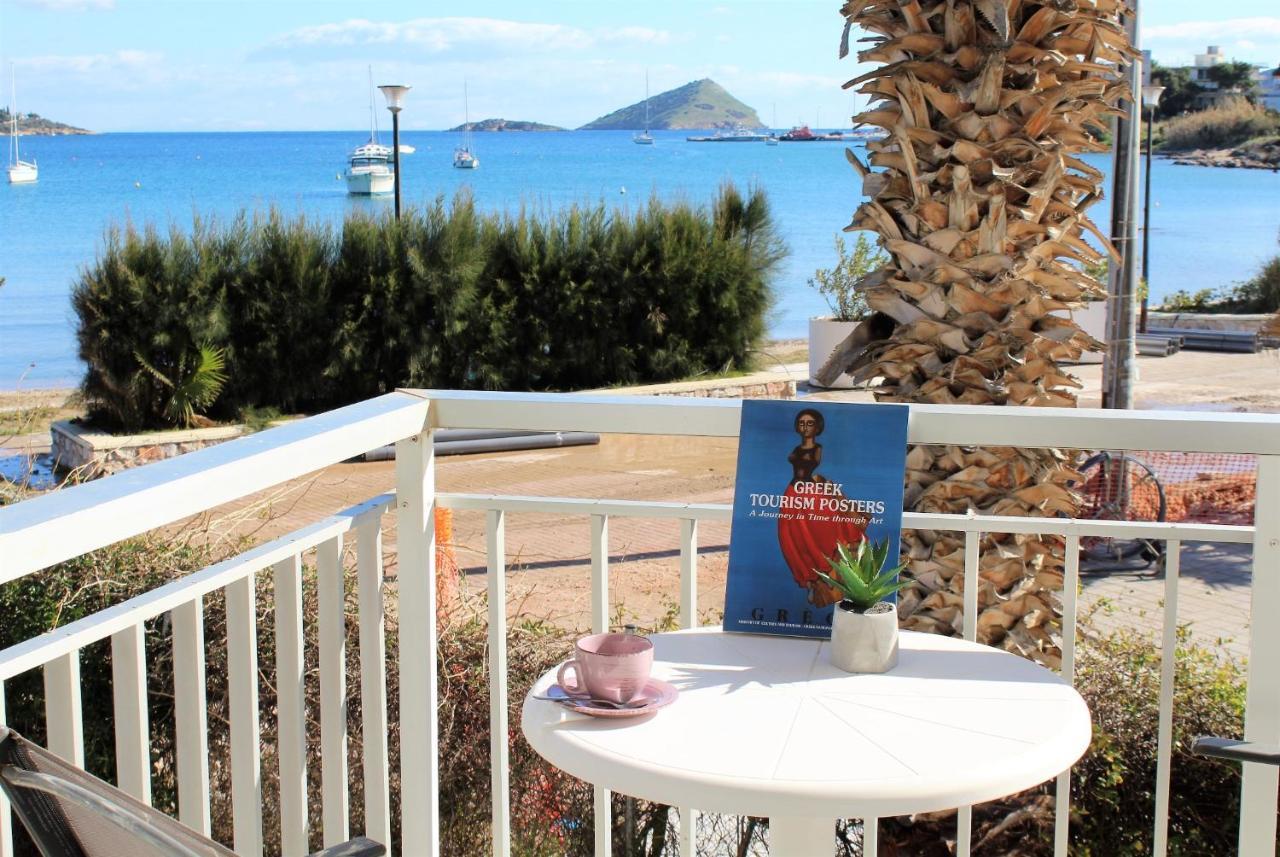 Apartments Mare Blu By The Sea. Porto Rafti Bagian luar foto