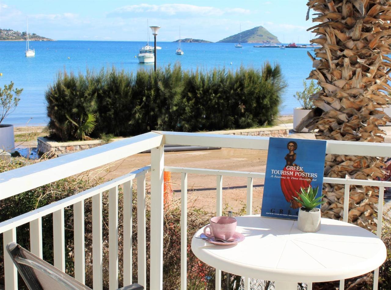 Apartments Mare Blu By The Sea. Porto Rafti Bagian luar foto
