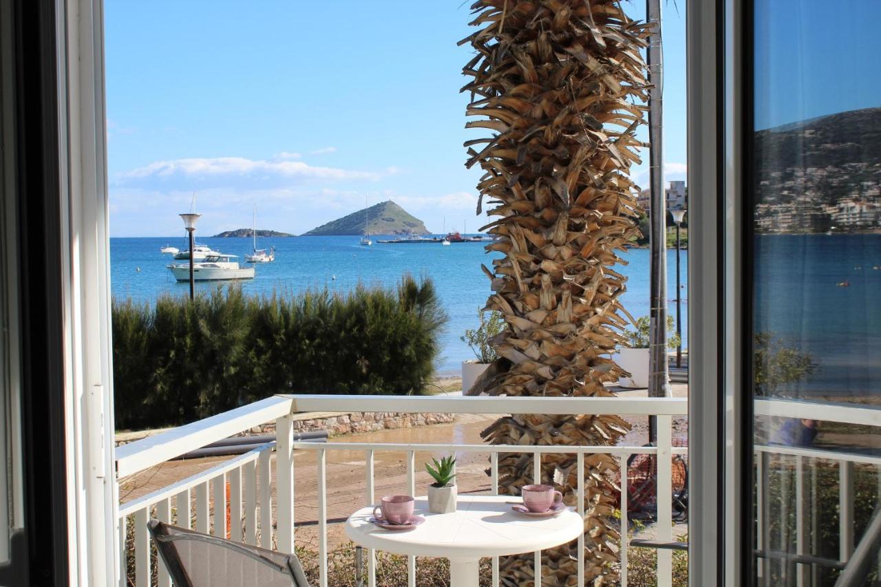 Apartments Mare Blu By The Sea. Porto Rafti Bagian luar foto