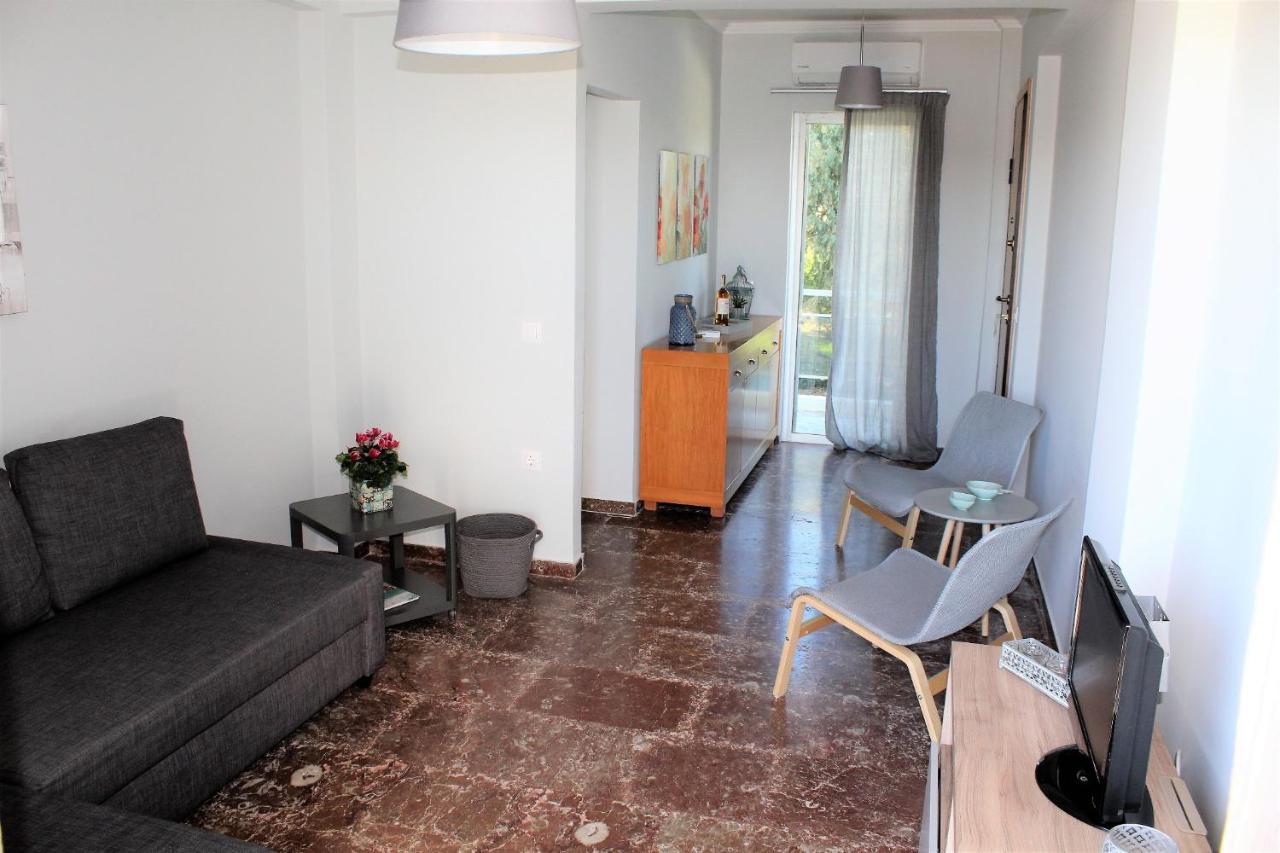 Apartments Mare Blu By The Sea. Porto Rafti Bagian luar foto