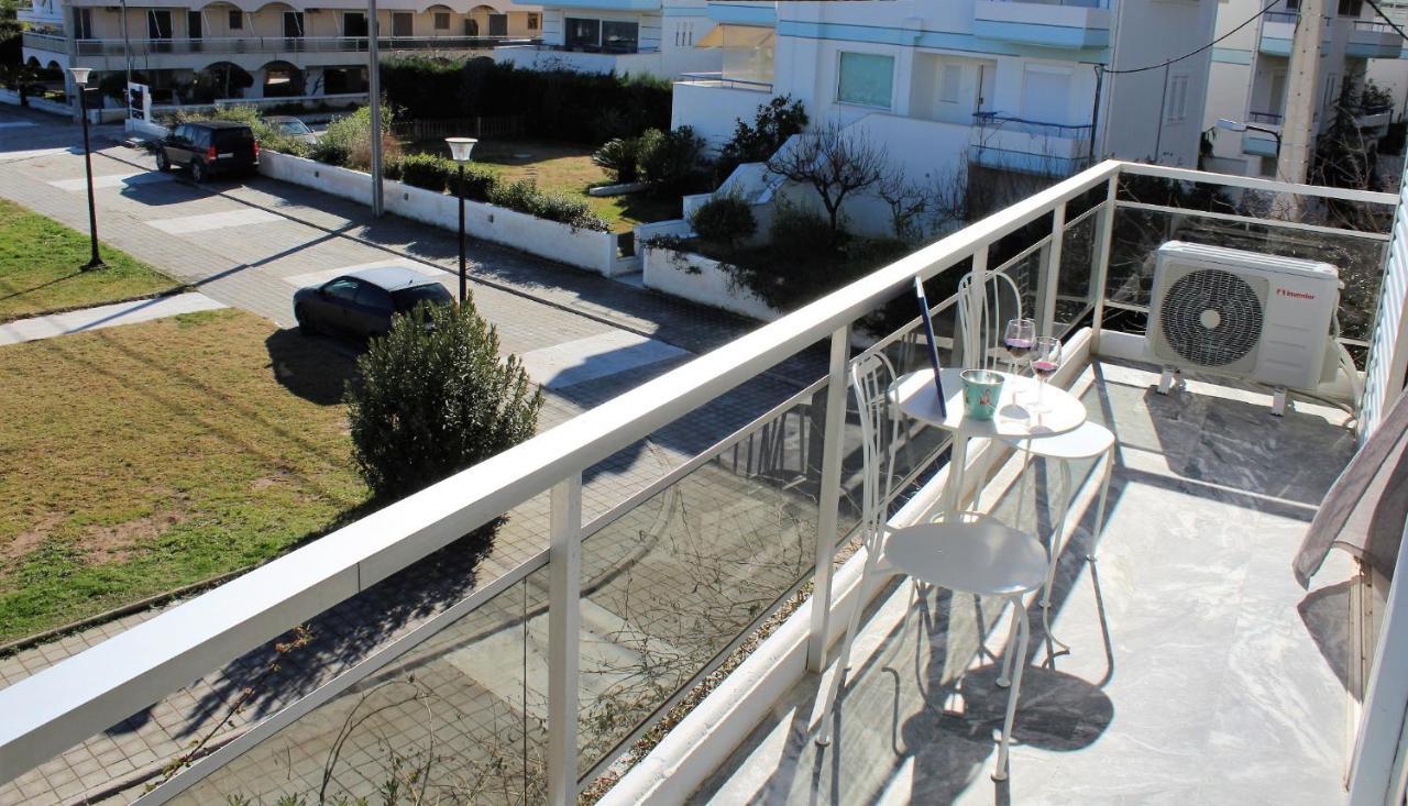Apartments Mare Blu By The Sea. Porto Rafti Bagian luar foto